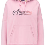 B-WARE MYMO DAMEN KAPUZENPULLOVER GR.S FARBE ROSA