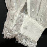 B-WARE MYMO ROCKS DAMEN BLUSE GRÖSSE L Farbe Weiss