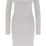 B-WARE FAINA DAMEN KLEID Gr. M Farbe Grau