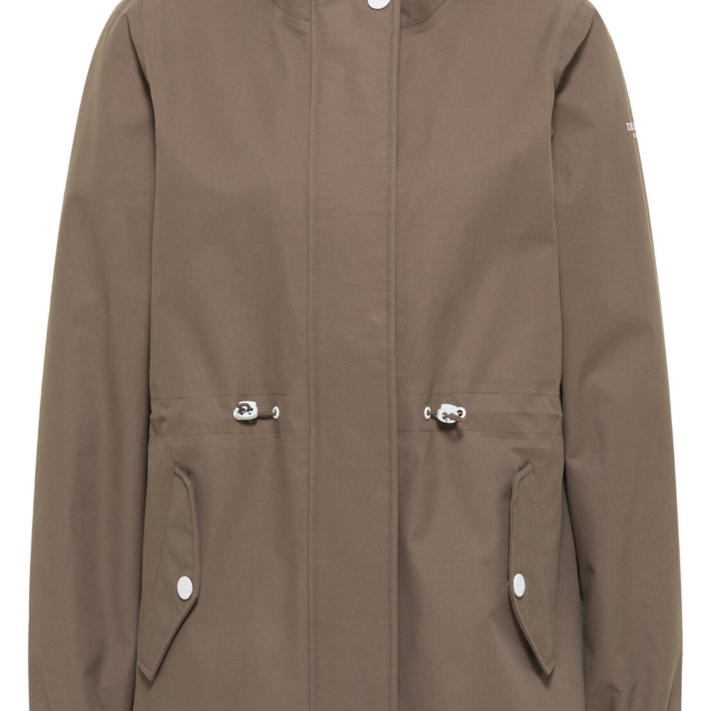 B-WARE DreiMaster Maritim Damen Regenjacke Gr. XS Farbe Schlammoliv