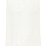 B-WARE DREIMASTER KLASSIK DAMEN BLUSE ÄRMELLOSE Gr.S Farbe Wollweiss