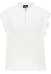 B-WARE DREIMASTER KLASSIK DAMEN BLUSE Gr.M Farbe Wollweiss