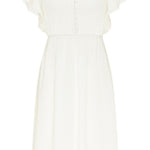 B-WARE USHA FESTIVAL DAMEN SOMMERKLEID Gr. L Farbe Wollweiss