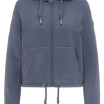 B-WARE DREIMASTER VINTAGE DAMEN SWEATJACKE GR.M FARBE RAUCHMARINE