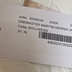 B-WARE DREIMASTER MARITIM HERREN JACKE Gr.XL Farbe Wollweiss Outdoorjacke