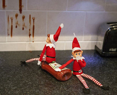 ELVES BEHAVIN´ BADLY Elfen Tür/Wichtelfigur Girl/Boy/Bett/Flasche/Schaukel/ ELF