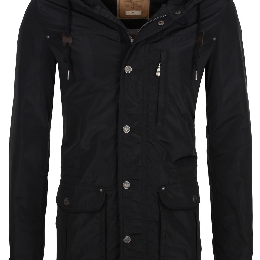 B-WARE DREIMASTER HERREN ANORAK Gr. M Farbe Schwarz