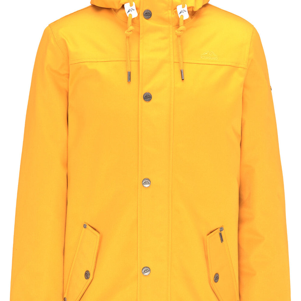B-WARE ICEBOUND HERREN ANORAK Gr.S Farbe Senf Outdoorjacke