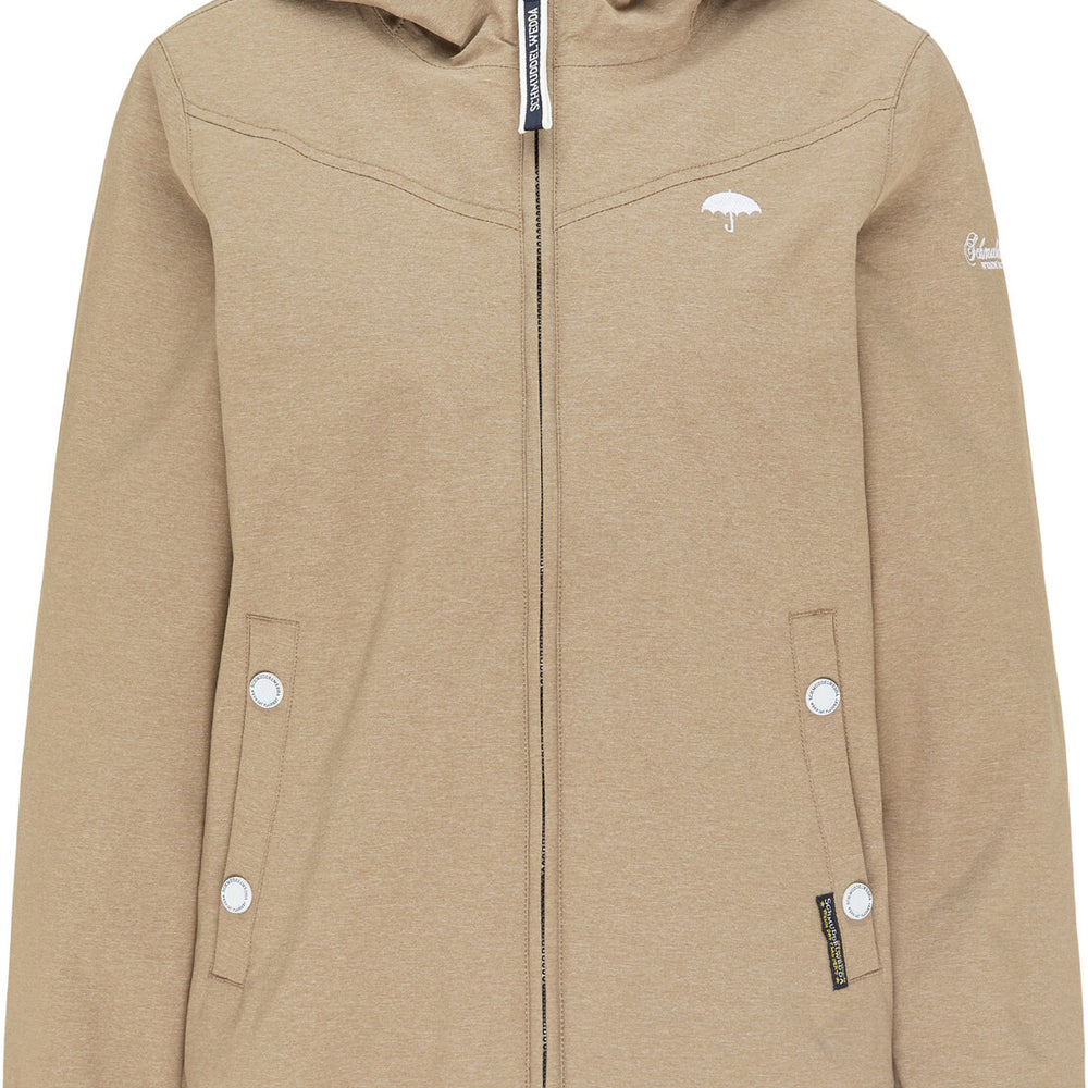 B-WARE SCHMUDDELWEDDA DAMEN JACKE Gr.S Farbe KHAKI MELANGE