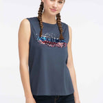 B-WARE MYMO DAMEN TOP GR.M FARBE MARINE