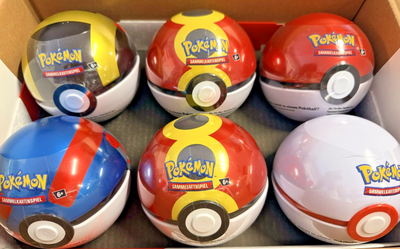 Pokémon Tin-Box Pokéball Herbst 2025 (vor sortiert)
