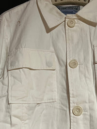 B-WARE DREIMASTER VINTAGE HERREN ÜBERGANGSJACKE Gr. M Farbe Wollweiss