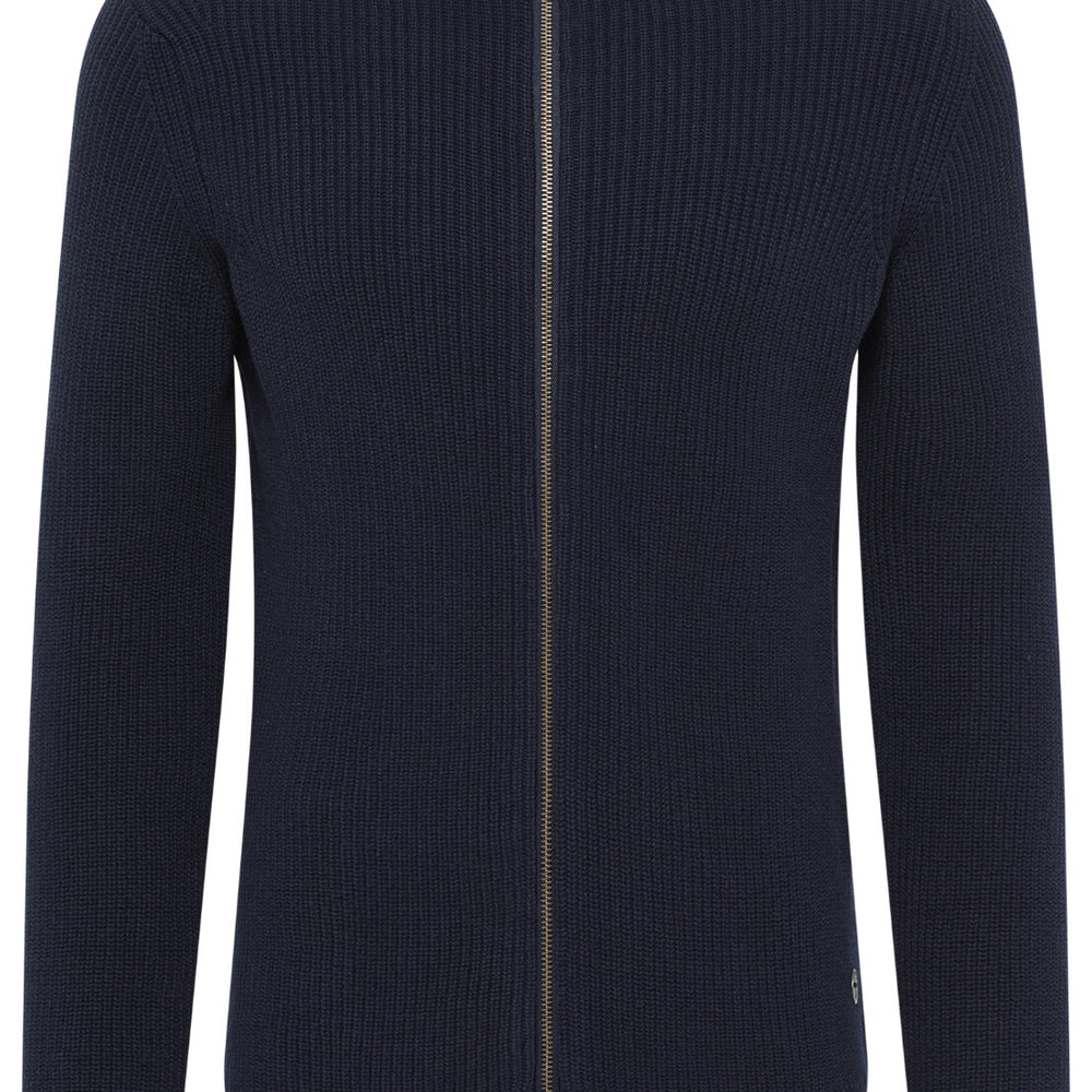 B-WARE DREIMASTER MARITIM HERREN STRICKJACKE Gr. L Farbe Marine