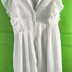 B-WARE MYMO ROCKS DAMEN SOMMERKLEID Gr. S Farbe Weiss