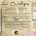 Leonardo Da Vinci Ornithopter Holzmodell Modellbau Echtholz Technik Baukasten