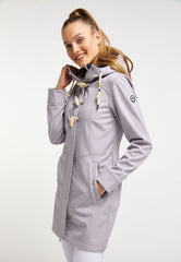 B-WARE SCHMUDDELWEDDA DAMEN MANTEL GR.M FARBE ROSA MELANGE