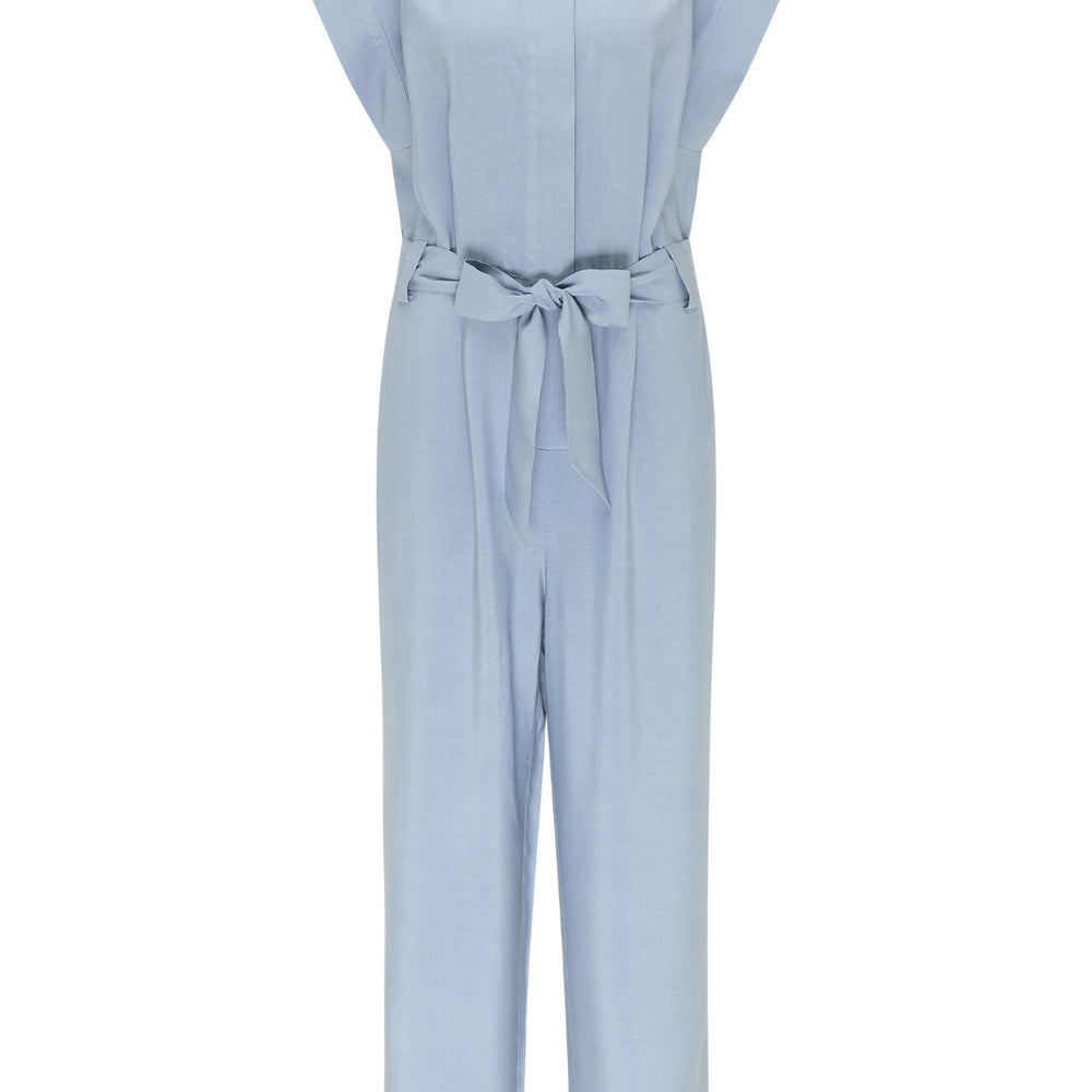 B-WARE DREIMASTER KLASSIK DAMEN JUMPER Gr.L Farbe TAUBENBLAU