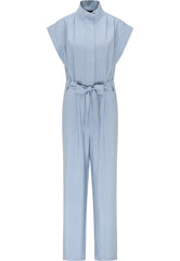 B-WARE DREIMASTER KLASSIK DAMEN JUMPER Gr.L Farbe TAUBENBLAU