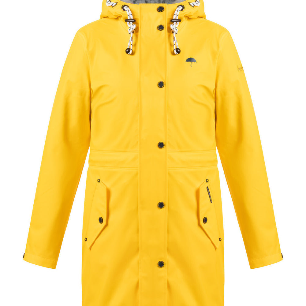 B-WARE SCHMUDDELWEDDA DAMEN PARKA Gr. XS Farbe Gelb