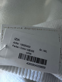 B-WARE IZIA DAMEN STRICKROCK Gr.M/L FARBE WEISS