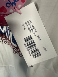 B-WARE MYMO DAMEN TOP GR.XXL FARBE WEISS
