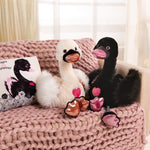 Nici 48276 Kissen Love Schwan schwarz ca. 30x30cm GREEN | Love 2022/2023 | 48276