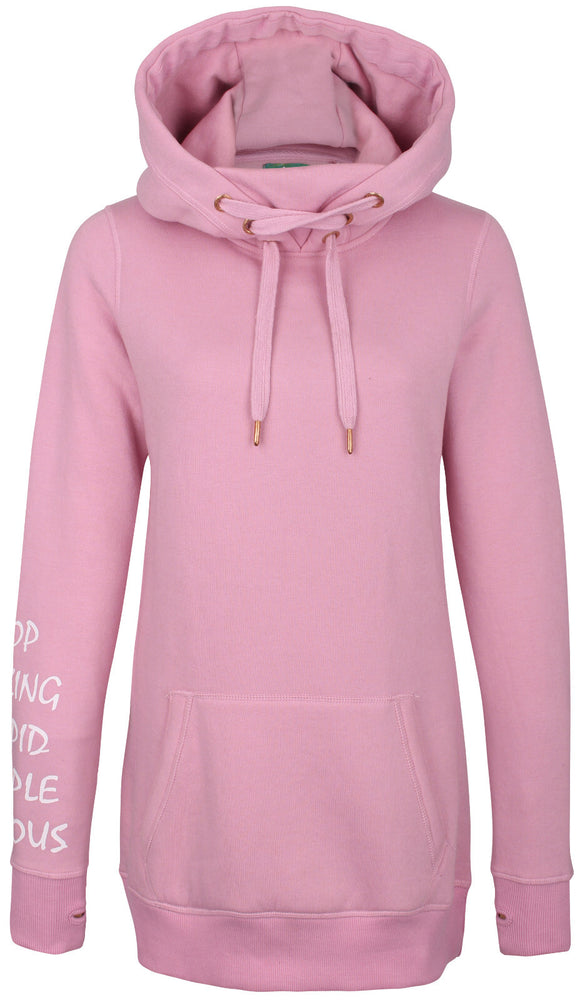 B-WARE MYMO DAMEN HOODIE GR.M FARBE SORBETROT