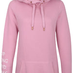 B-WARE MYMO DAMEN HOODIE GR.M FARBE SORBETROT