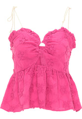 B-WARE IZIA DAMEN TOP Gr. XS Farbe Pink