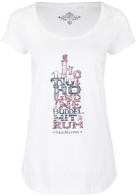 B-WARE DREIMASTER DAMEN T-SHIRT Gr. M Farbe Wollweiss