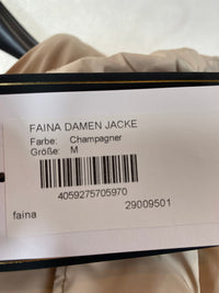 B-WARE FAINA DAMEN JACKE Gr. M Farbe Champagner