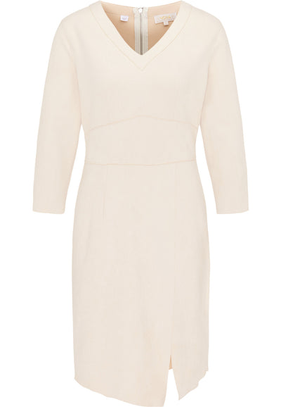 B-WARE USHA FESTIVAL DAMEN KLEID Gr.S Farbe SAND