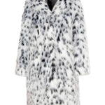 B-WARE FAINA DAMEN MANTEL GR.XS FARBE WEISS SCHWARZ