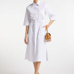 B-WARE DREIMASTER KLASSIK DAMEN KLEID GR.M FARBE WEISS