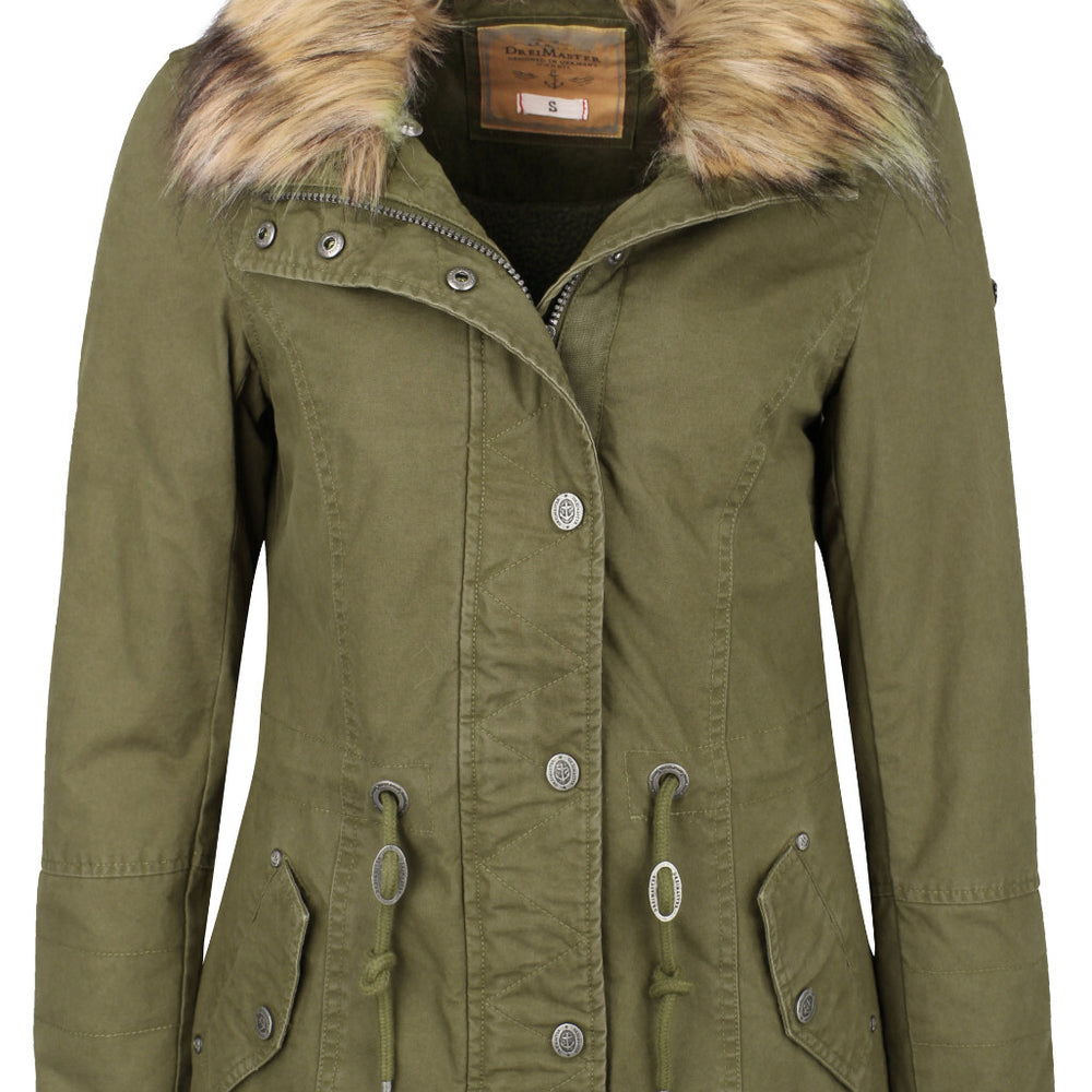 B-WARE DREIMASTER DAMEN ANORAK Gr. XL Farbe Oliv