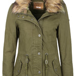 B-WARE DREIMASTER DAMEN ANORAK Gr. XL Farbe Oliv