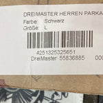 B-WARE DREIMASTER HERREN PARKA Gr. L Farbe Schwarz