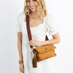 B-WARE IZIA DAMEN HANDTASCHE GR.ONESIZE FARBE CAMEL