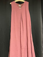 B-WARE usha Damen Maxikleid Gr. XL Farbe Dunkelrosa