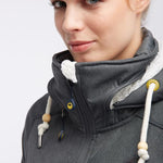 Musterware/Einzelstück... SCHMUDDELWEDDA DAMEN PARKA GR.S FARBE GRAU MELANGE