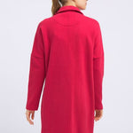 B-WARE Sweatmantel Gr.M Farbe Dunkelrot