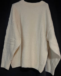 B-WARE MYMO DAMEN PULLOVER Gr.M/L Farbe Wollweiss