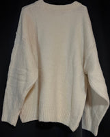 B-WARE MYMO DAMEN PULLOVER Gr.M/L Farbe Wollweiss