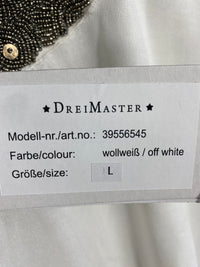 B-WARE DREIMASTER VINTAGE DAMEN KLEID Gr. L Farbe Wollweiss