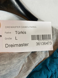 B-WARE DREIMASTER DAMEN PARKA Gr. L Farbe Türkis