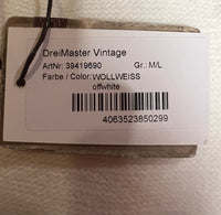 B-WARE DreiMaster Vintage Damen Strickjacke Gr. M/L Farbe Wollweiss