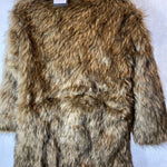 B-WARE FAINA DAMEN MANTEL GR.XS FARBE BRAUN