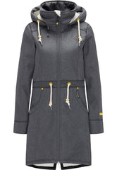 Musterware/Einzelstück... SCHMUDDELWEDDA DAMEN PARKA GR.S FARBE GRAU MELANGE