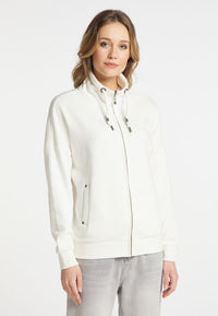 B-WARE DREIMASTER VINTAGE DAMEN SWEATJACKE GR.M FARBE NATURWEISS