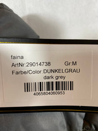 B-WARE FAINA DAMEN MANTEL Gr. M Farbe Dunkelgrau